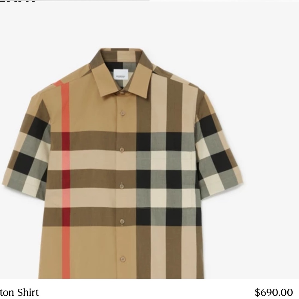 Burberry mens small gently used (4x)